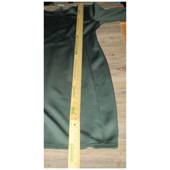 NWT Lane Bryant Dark Green Bell Ruffle Slv Dress Womens Size 16 Whimsigoth Boho - Picture 6 of 13